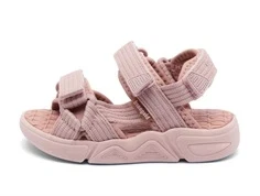 Bisgaard sandal Louis rosa - sporty sandal i tekstil med trendy sål og look